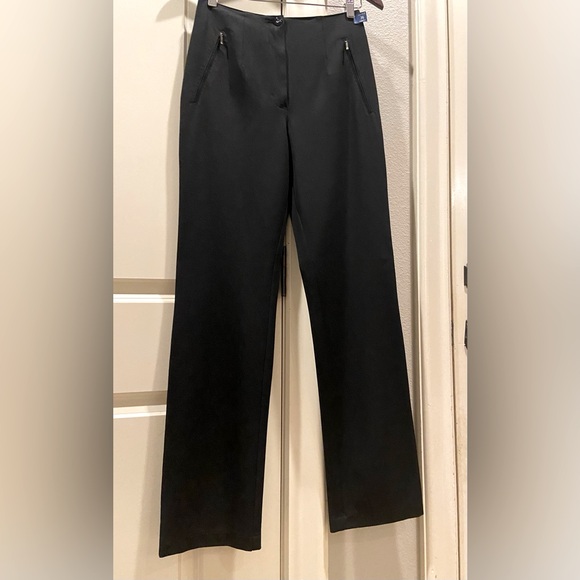 NWT Vanilia “Becky” Mid-Rise Straight-Leg “Techno” Pants - Picture 1 of 9